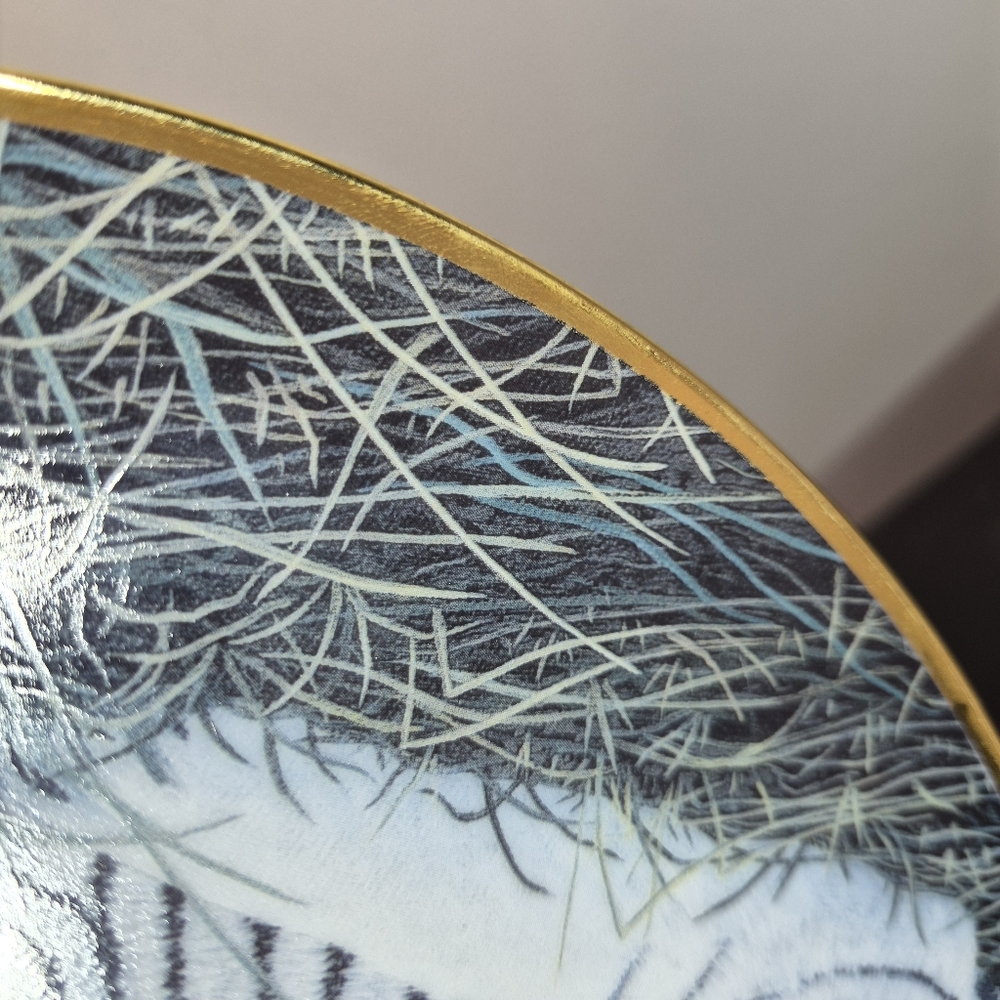 National Wildlife Federation White Tigers Plate Michael Matherly Limited - Picture 5 of 6